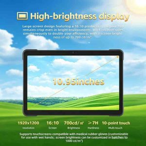 Máy tính bảng CENAVA A109TB 4G IP68 chống nước siêu bền,20000mAh, 8GB+128GB, màn hình 10.95 inch, Android 14, chip MT6789V Octa Core 25 CENAVA A109TB 9