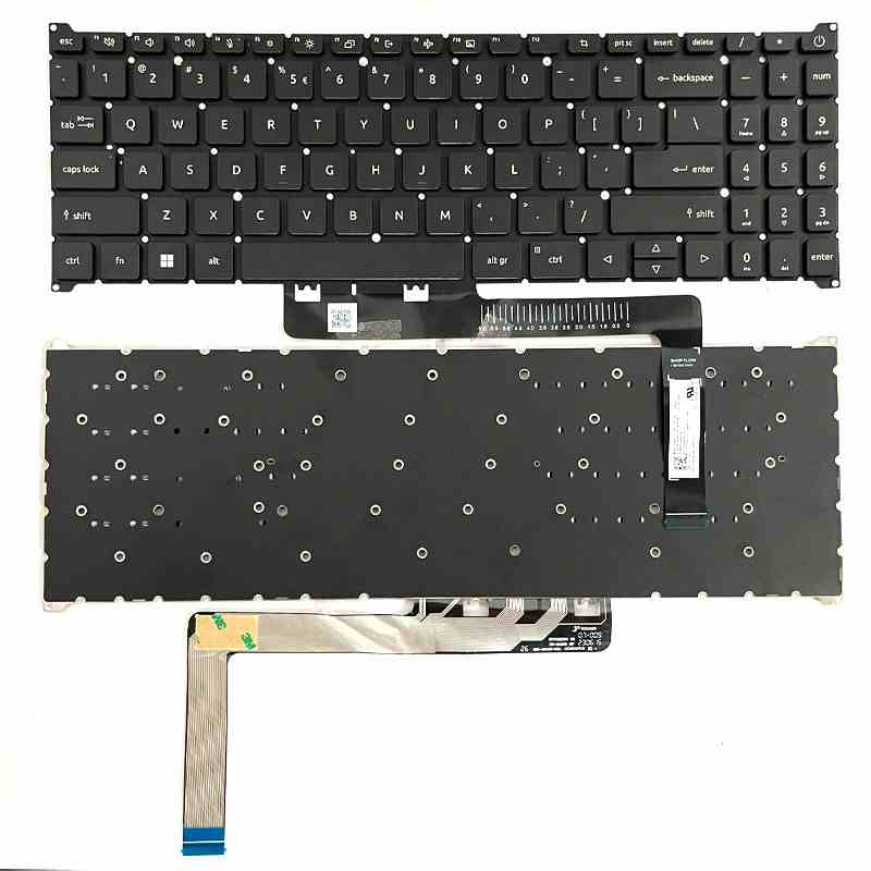 Bàn phím ACER S50-54 A715-76-51G-52 A315-510P N23H4 N22C6 N22Q3 N23C3 N23C8 có đèn 5 Bàn phím ACER S50-54 A715-76-51G-52 A315-510P N23H4 N22C6 N22Q3 N23C3 N23C8 có đèn - Ảnh 4