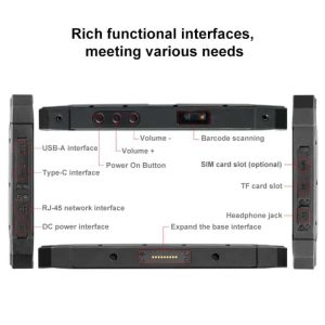 Máy tính bảng PiPo X5 8 inch, chống nước IP67,6GB + 128GB, 3400mAh, Windows 11, bộ xử lý Intel Celeron N4120 lõi tứ 13 PiPo X5 3