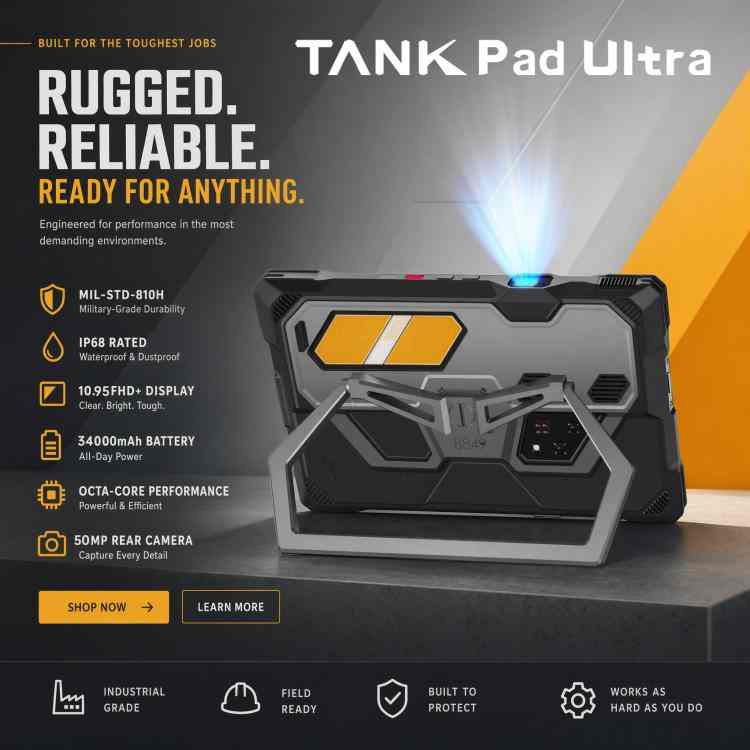 Pin 8849 Unihertz Tank Pad Ultra 23400mAh 4 Unihertz Tank Pad Ultra