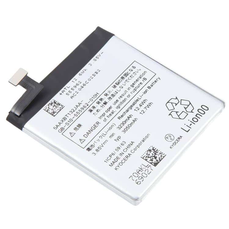 Pin Kyocera KYV47 BASI04 5AAXBT132JAA 3230mAh 2 Pin Kyocera KYV47 BASI04 5AAXBT132JAA