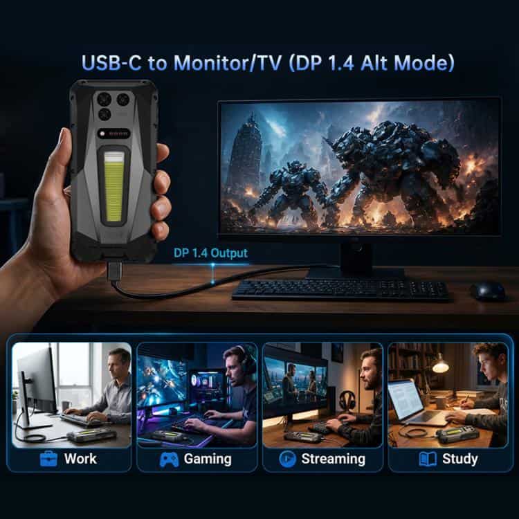 Điện thoại máy chiếu 8849 Unihertz Tank 5 5G Projector bền bỉ,17600mAh, 18GB+512GB,Laser đo khoảng cách, cảm biến vân tay cạnh bên, camera chụp đêm, màn hình 6.73 inch, Android 16, MediaTek MT6989 Dimensity 9400e Octa Core, NFC 16 Điện thoại máy chiếu 8849 Unihertz Tank 5 5G Projector bền bỉ,17600mAh, 18GB+512GB,Laser đo khoảng cách, cảm biến vân tay cạnh bên, camera chụp đêm, màn hình 6.73 inch, Android 16, MediaTek MT6989 Dimensity 9400e Octa Core, NFC - Ảnh 14