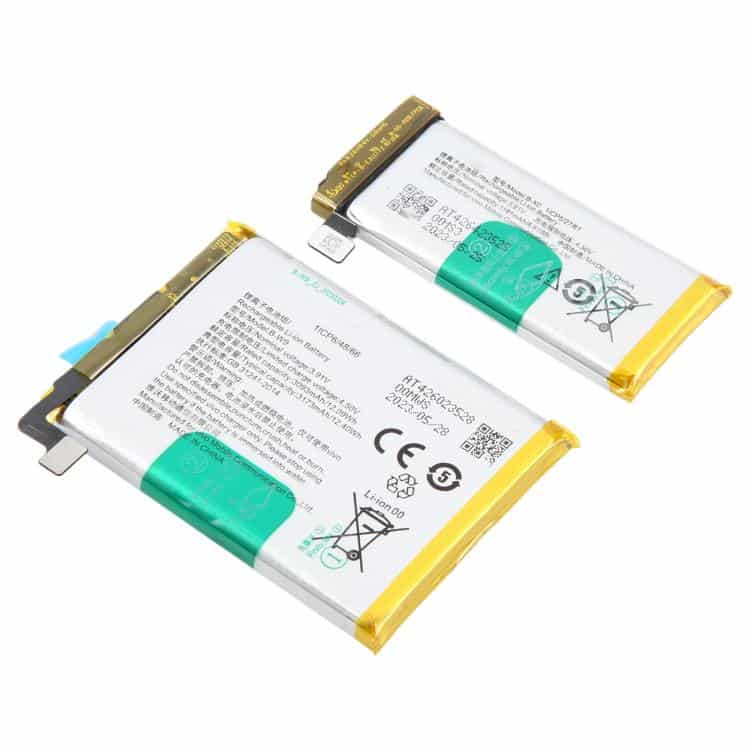Bộ pin vivo X Flip V2256A B-W9 B-X0 3173mAh 1181mAh 2 pin vivo X Flip V2256A B-W9 B-X0
